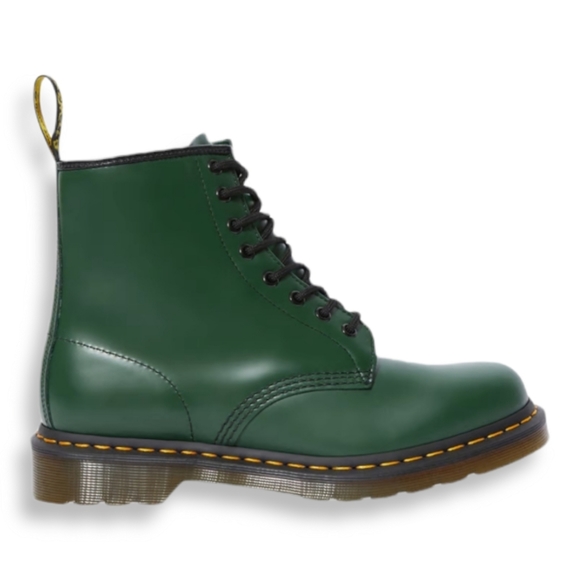 Dr. Martens 1460 8-Eye, green leather boots UK 4 | US / AU 6 | EUR 37 - Picture 8 of 10
